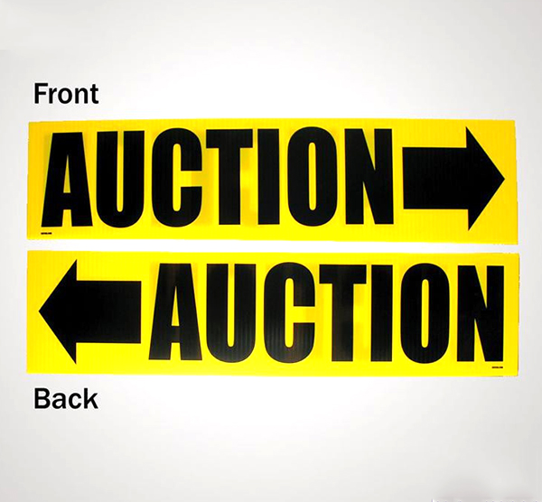 拍賣(mài)會(huì)  室內(nèi)指示牌