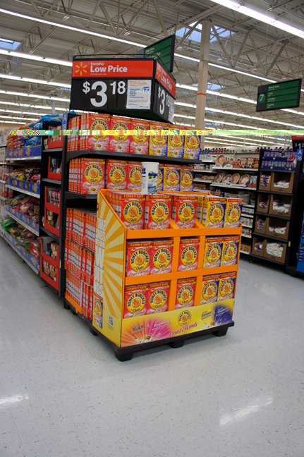 促銷展示架陳列